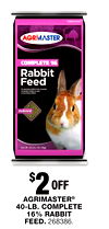 AGRIMASTER® 40-LB. COMPLETE 16% RABBIT FEED