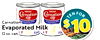 - - - - - Carnation Carnation TEN FOR Carnation - - Evaporated Milk $10 12 oz. can