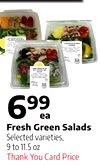 Fresh Green Salads