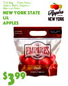 6
$
993
2 Lb Bag ... Extra FancGala's,y Red's, Empire'sMac's, or Pink's
New York StatLilApplese