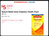 IN-WAREHOUSE + ONLINE $5 OFF 15 LIMIT Nature Made Daily Diabetes Health Pack 60 ct Item 561734 Diabetes Available for delivery at a higher Health Pack price. - - - - - - - - - - - -