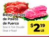 Bistec o Trozo de Paleta de Puerco