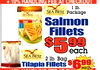 +10% HANDLING FEE AT CHECKOUT 1 lb. SEA BEST Package Salmon Fillets SEA BEST. $500 - - 2 lb. Bag Tilapia Fillets $699 each
