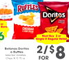 33
EAEA
o
or
r Buns
66
Botanas Doritos
Botanas Doritos
o Ru(cid:30)es
o Ru(cid:30)es
Selected Varieties
Selected Varieties
Chips, 8-10.75 oz.
Chips, 8-10.75 oz.
Must Buy 2 or
Single @ Regular Retail
2/$2/$88
FORFOR