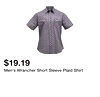 Men's Wrancher Short Sleeve Plaid Shirt