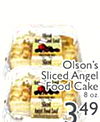 Olson's Sliced Angel Food Cake 8 oz. 349