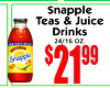 nappleS
Teas & JuiceDrinks
24/16 OZ.
2199$