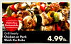 Homemade Grill Ready Chicken or Pork Shish-Ka-Bobs 4.99lb.