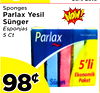 Can/Lata
Can/Lata
44
0530
Sponges
Sponges
Parlax Yesil
Parlax Yesil
Sünger
Sünger
Esponjas
Esponjas
5 Ct5 Ct
9898¢¢