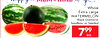 Whole Extra Large WATERMELON Black Diamond, Seedless, or Seeded 799 ea.