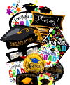 Graduation Balloons or Balloon Bouquets