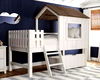 Low Loft Fence Bed