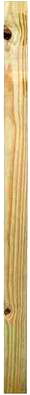 AC2® 4 x 4 x 54 Green Pressure Treated U-Top It Deck Post