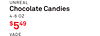 UNREAL
Chocolate Candies
4-6 OZ
$549
VADE