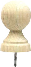 4x4 Treated Pine Round Post Top