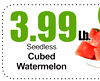 Cubed Watermelon