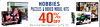 HOMESTEADS HOBBIES PUZZLES & BOXED MODEL KITS Does not include Seasonal Department "Your Price* Items 40%OFF or