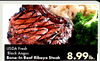 USDA Fresh Black Angus 8.99lb. Bone-In Boof Riboyo Steak