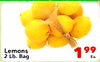 Lemons 1 99 Ea. 2 Lb. Bag