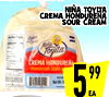 NIÑA TOYITA CREMA HONDURENA SOUR CREAM Sabor - Niña Toyita® CREMA HONDUREÑA Honduran Style 99 Net Wt. 11 5