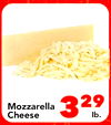 29 Mozzarella Cheese 3 lb.