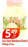 LA Lucky SOUB BAMBOO SHOOT IN BEINE MANG 549 4LBS LAL Sour Bamboo Shoot I Mãng Chua