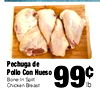 Pechuga de Pollo Con Hueso Bone-In Split Chicken Breast 99c