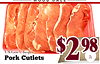 US Gov't. Insp. Pork Cutlets