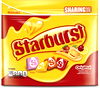 Starburst sharing size candy.