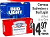 Cerveza Budweiser o BUD LIGHT Bud Light 18 Pock, 2.2 oz Cans 97