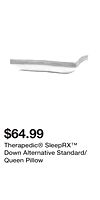 Therapedic® SleepRX™ Down Alternative Standard/Queen Pillow