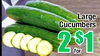 Large Cucumbers 2 for Ls