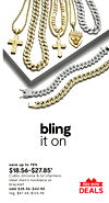 Cubic zirconia &/or stainless steel men's necklace or bracelet