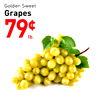 Golden Sweet Grapes lb.
