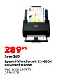 INSPIRING DIALOG 25 38 63 EPSON 28999 Save $60 Epson® WorkForce® ES-400 II document scanner Reg. price $349.99 24469378