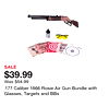 .177 Caliber 1866 Rosie Air Gun Bundle with Glasses, Targets and BBs