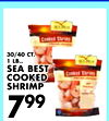 30/40 ??. 1 LB.. SEA BEST COOKED - SHRIMP - 799