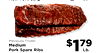Previously Frozen Medium $179 Lb. Pork Spare Ribs