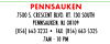 PENNSAUKEN 7500 S. CRESCENT BLVD. RT. 130 SOUTH PENNSAUKEN, NJ 08109 (856) 663-3233 . FAX: (856) 663-5325 7AM - 10 PM