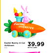 Easter Bunny in Car Airblown