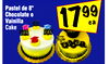 Pastel de 8" Chocolate o Vainilla Cake