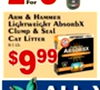 For ??? & HAMMER Clump & Seal CAT LiTTER $9 99