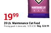 20 Lb. Maintenance Cat Food