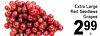 Extra Large Red Seedless Grapes 299 lb.
