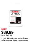 1 gal. 41% Glyphosate Grass and Weed Killer Concentrate