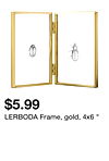 LERBODA Frame, gold, 4x6 "