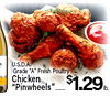 U.S.D.A. Grade "A" Fresh Poultry Chicken "Pinwheels"