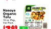 ORGANIC TOFU Nasoya SUPER FIRM nasoya Organic NEW - Tofu 16 oz. Pkg., Vac Pack - -
