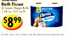 Bath Tissue 4 Super Mega Rolls 158 or 159 sq ft $899 - - -