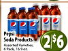 - - pepsi pepsi pepsi pepsi pepsi Pepsi Soda Products Assorted Varieties, 2/$6 6 Pack, 16.9 oz.